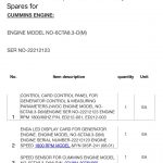 康明斯 （CK-D20230408-02  ）询价-船用采购网-船舶物料采购-船务服务-一站式船用设备供应服务