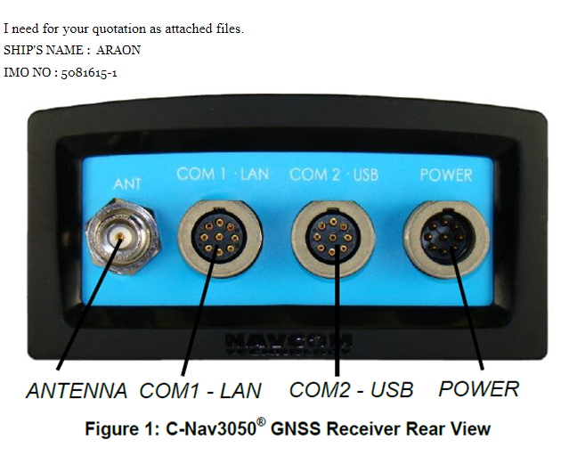 【询价】DGPS全球导航卫星系统接收器（CK-D20230403-01 ） 询价-泰州昌宽社区-报价采购-船用采购网-船舶物料采购-船务服务-一站式船用设备供应服务