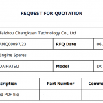 发动机备件（CK-D20230407-01  ）询价-船用采购网-船舶物料采购-船务服务-一站式船用设备供应服务