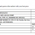 船用配件采购—叶轮、泵轴（ CK-D20230429-01）询价-船用采购网-船舶物料采购-船务服务-一站式船用设备供应服务