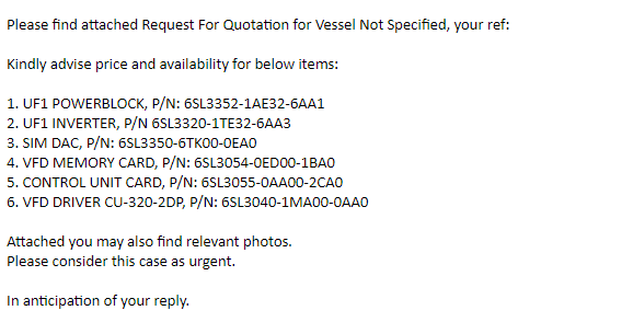 【询价】船用配件采购—配件（CK-H20230629-07）询价-泰州昌宽社区-报价采购-船用采购网-船舶物料采购-船务服务-一站式船用设备供应服务