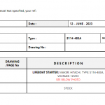 船用配件采购—救生艇起动器（CK-H20230619-03）询价-船用采购网-船舶物料采购-船务服务-一站式船用设备供应服务