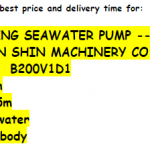 船用配件采购—海水泵（CK-D20230620-01）询价-船用采购网-船舶物料采购-船务服务-一站式船用设备供应服务