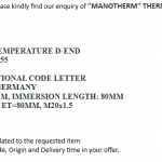 船用配件采购—温度计（CK-D20230609-07）询价-船用采购网-船舶物料采购-船务服务-一站式船用设备供应服务