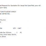 船用配件采购—滑轮（CK-H20230620-16）询价-船用采购网-船舶物料采购-船务服务-一站式船用设备供应服务