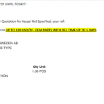 船用配件采购—麦基嘉配件（CK-H20230620-06）询价-船用采购网-船舶物料采购-船务服务-一站式船用设备供应服务