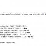 船用配件采购—洋马（CK-D20230625-04）询价-船用采购网-船舶物料采购-船务服务-一站式船用设备供应服务