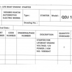 船用配件采购—救生艇发动机起动器（CK-H20230628-20）询价-船用采购网-船舶物料采购-船务服务-一站式船用设备供应服务