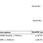 船用配件采购—刮水器叶片（CK-H20230607-13）询价-船用采购网-船舶物料采购-船务服务-一站式船用设备供应服务