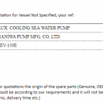 船用配件采购—NANIWA泵（CK-H20230615-09）询价-船用采购网-船舶物料采购-船务服务-一站式船用设备供应服务