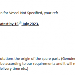 船用配件采购—电缆（CK-H20230615-03）询价-船用采购网-船舶物料采购-船务服务-一站式船用设备供应服务