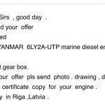 船用配件采购—柴油机（CK-J20230620-07）询价-船用采购网-船舶物料采购-船务服务-一站式船用设备供应服务