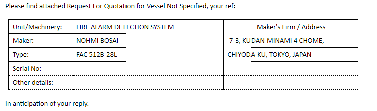 【询价】船用配件采购—配件（CK-H20230712-15）询价-泰州昌宽社区-报价采购-船用采购网-船舶物料采购-船务服务-一站式船用设备供应服务