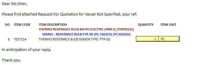 【询价】船用配件采购—热敏灯泡传感器（CK-H20230712-17）询价-泰州昌宽社区-报价采购-船用采购网-船舶物料采购-船务服务-一站式船用设备供应服务