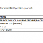 船用配件采购—聚光灯、调光器（CK-H20230710-06）询价-船用采购网-船舶物料采购-船务服务-一站式船用设备供应服务