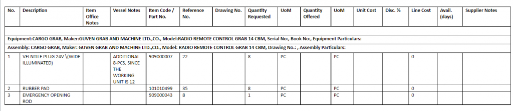 【询价】船用配件采购—配件（CK-H20230731-04）询价-泰州昌宽社区-报价采购-船用采购网-船舶物料采购-船务服务-一站式船用设备供应服务
