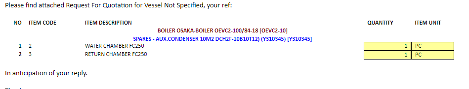 【询价】船用配件采购—水室/回流室（CK-H20230727-16）询价-泰州昌宽社区-报价采购-船用采购网-船舶物料采购-船务服务-一站式船用设备供应服务