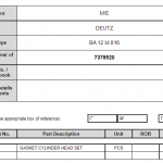 船用配件采购—气缸盖垫片组（CK-H20230714-07）询价-船用采购网-船舶物料采购-船务服务-一站式船用设备供应服务