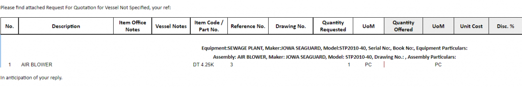【询价】船用配件采购—配件（CK-H20230721-01）询价-泰州昌宽社区-报价采购-船用采购网-船舶物料采购-船务服务-一站式船用设备供应服务