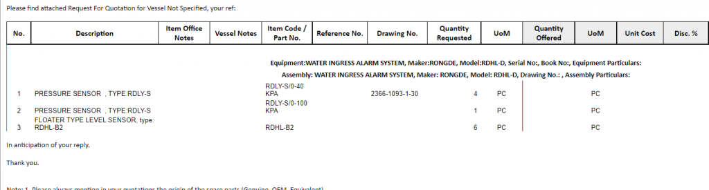 【询价】船用配件采购—配件（CK-H20230724-12）询价-泰州昌宽社区-报价采购-船用采购网-船舶物料采购-船务服务-一站式船用设备供应服务