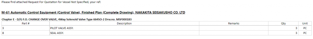 【询价】船用配件采购—配件（CK-H20230725-10）询价-泰州昌宽社区-报价采购-船用采购网-船舶物料采购-船务服务-一站式船用设备供应服务