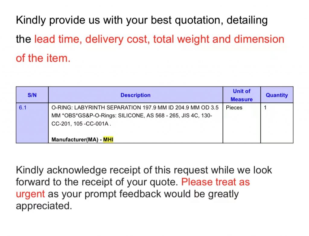 【询价】船用配件采购—O型环（CK-Z20230630-02）询价-泰州昌宽社区-报价采购-船用采购网-船舶物料采购-船务服务-一站式船用设备供应服务