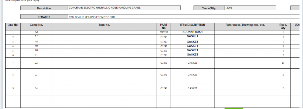【询价】船用配件采购—青铜衬套/垫片（CK-H20230725-03）询价-泰州昌宽社区-报价采购-船用采购网-船舶物料采购-船务服务-一站式船用设备供应服务