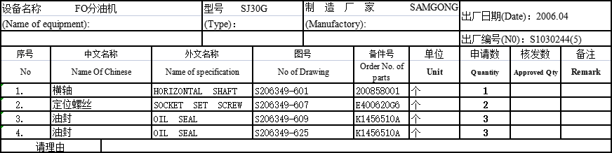 【询价】船用配件采购—配件（CK-J20230724-01）询价-泰州昌宽社区-报价采购-船用采购网-船舶物料采购-船务服务-一站式船用设备供应服务