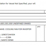 船用配件采购—变频器面板用冷却风扇（CK-H20230807-02）询价-船用采购网-船舶物料采购-船务服务-一站式船用设备供应服务
