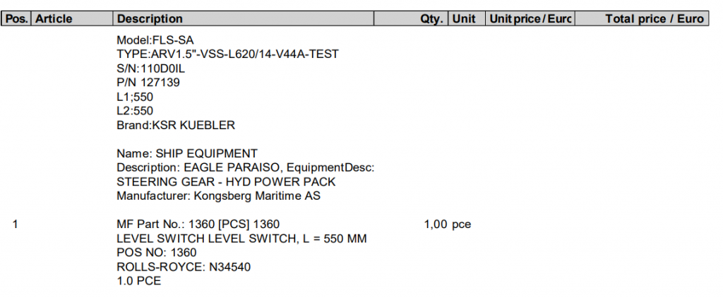 【询价】船用配件采购—液位开关（CK-L20230810-12）询价-泰州昌宽社区-报价采购-船用采购网-船舶物料采购-船务服务-一站式船用设备供应服务