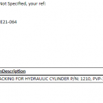 船用配件采购—液压缸填料（CK-H20230807-04）询价-船用采购网-船舶物料采购-船务服务-一站式船用设备供应服务