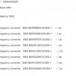 船用配件采购—B&R变频器（CK-J20230825-01）询价-船用采购网-船舶物料采购-船务服务-一站式船用设备供应服务
