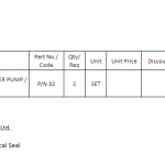 船用配件采购—主冷却海水泵/机械密封（CK-L20230825-07）询价-船用采购网-船舶物料采购-船务服务-一站式船用设备供应服务