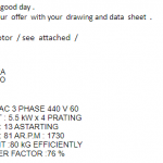 船用配件采购—电动机（CK-J20230823-03）询价-船用采购网-船舶物料采购-船务服务-一站式船用设备供应服务