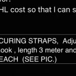 船用配件采购—救生筏安全带（CK-D20230822-01）询价-船用采购网-船舶物料采购-船务服务-一站式船用设备供应服务