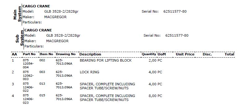 【询价】船用配件采购—起重机配件（CK-H20230810-03）询价-泰州昌宽社区-报价采购-船用采购网-船舶物料采购-船务服务-一站式船用设备供应服务
