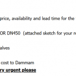 船用配件采购—DN450阀座（CK-D20230802-01）询价-船用采购网-船舶物料采购-船务服务-一站式船用设备供应服务
