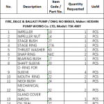 船用配件采购—泵配件（CK-J20230810-03）询价-船用采购网-船舶物料采购-船务服务-一站式船用设备供应服务