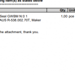 船用配件采购—开口轴密封（CK-L20230926-01）询价-船用采购网-船舶物料采购-船务服务-一站式船用设备供应服务