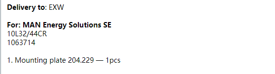 【询价】船用配件采购—安装板（CK-R20230922-18）询价-泰州昌宽社区-报价采购-船用采购网-船舶物料采购-船务服务-一站式船用设备供应服务