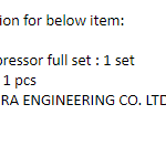 船用配件采购—污水压缩机全套+浮球开关（CK-R20230901-07）询价-船用采购网-船舶物料采购-船务服务-一站式船用设备供应服务