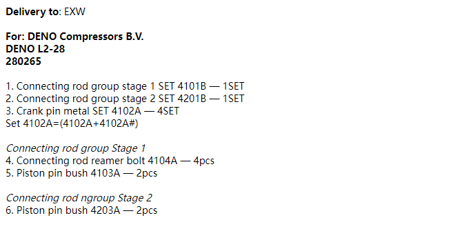 【询价】船用配件采购—DENO配件（CK-R20230920-22）询价-泰州昌宽社区-报价采购-船用采购网-船舶物料采购-船务服务-一站式船用设备供应服务