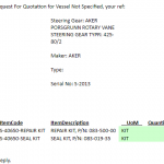 船用配件采购—密封套件（CK-H20230927-01）询价-船用采购网-船舶物料采购-船务服务-一站式船用设备供应服务