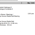 船用配件采购—单列深沟径向球（CK-L20230918-02）询价-船用采购网-船舶物料采购-船务服务-一站式船用设备供应服务