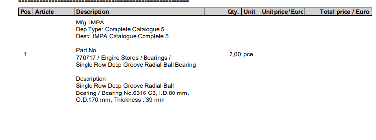 【询价】船用配件采购—单列深沟径向球（CK-L20230918-02）询价-泰州昌宽社区-报价采购-船用采购网-船舶物料采购-船务服务-一站式船用设备供应服务