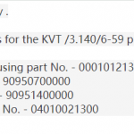 船用配件采购—KVT配件（CK-J20230912-06）询价-船用采购网-船舶物料采购-船务服务-一站式船用设备供应服务
