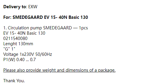 【询价】船用配件采购—SMEDEGAARD循环泵（CK-R20230919-05）询价-泰州昌宽社区-报价采购-船用采购网-船舶物料采购-船务服务-一站式船用设备供应服务