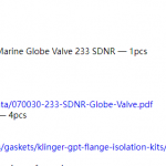 船用配件采购—阀/法兰绝缘（CK-R20230918-04）询价-船用采购网-船舶物料采购-船务服务-一站式船用设备供应服务