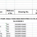 船用配件采购—TAIKO配件（CK-J20230914-04）询价-船用采购网-船舶物料采购-船务服务-一站式船用设备供应服务