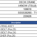 船用配件采购—甲板起重机配件（CK-H20230928-02）询价-船用采购网-船舶物料采购-船务服务-一站式船用设备供应服务